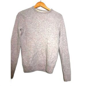 Nordstrom 100% Cashmere Sweater Women's Size Medium Tan Soft Cozy Quiet Luxury